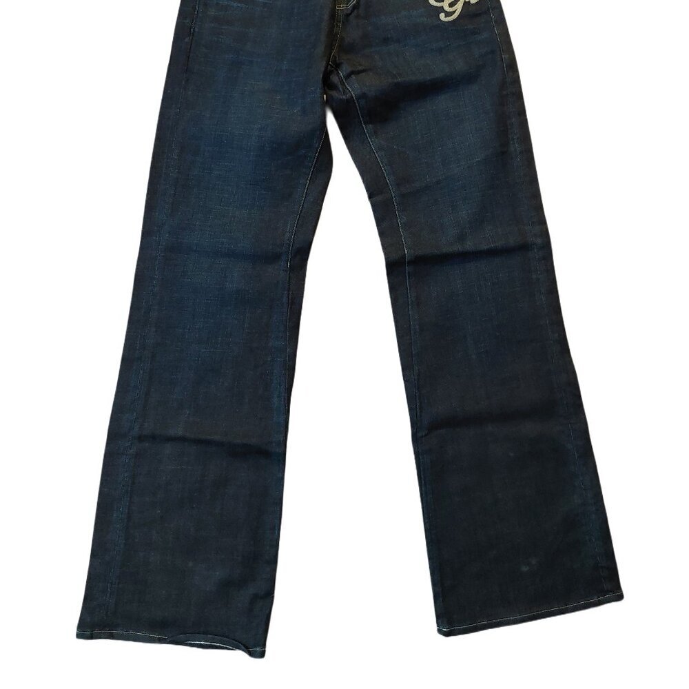 Retro Vintage G-Star Raw New Reese Loose Dave Denim Dark Vintage Blue Sz 26 NWT - Picture 3 of 11